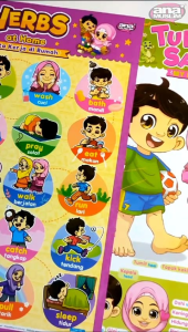 ADAMHAWA Koleksi Poster Pendidikan Ana Muslim