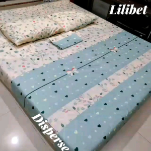 PROMO Sprei Labubu Queen No 2 ukuran 160*200*20 karakter abstrak kotak hitam cream spiderman hellokitty