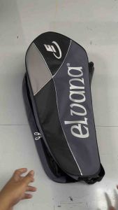 Tas Raket Badminton Bulutangkis Elvana 2 Resleting (2R) Tebal Anti Air Tahan Panas