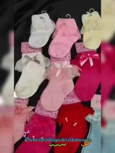 Kaos Kaki Renda Bayi 1-8BLN & Kaos Kaki Anak Renda Elastis