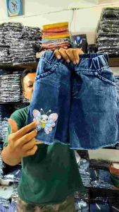 Celana pendek jeans anak perempuan hotpants anak perempuan usia 1-8 tahun