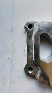 breket kaliper rcb pnp shok ninja Rr uk.320 dan ninja r uk.300 dudukan kaliper cnc.