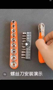 Hexagon Ratchet Spanner 1/4inch Mini Quick Release Socket Tools Household Handle Repair Wrench Screwdriver for Car Vehicle