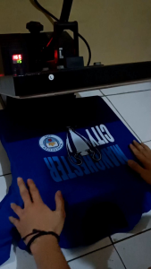 T-SHIRT MANCHESTER CITY TREBLE WINNERS CHAMPIONS (BAYAR DI TEMPAT)