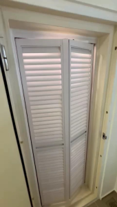 Helper room loft bed with shelf customize Singapore/sliding door customize