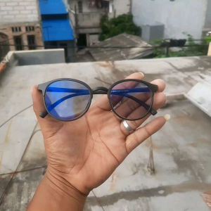 frame kacamata bulat plastik lentur ringan Minus antiradiasi bisa reques lensa Minus plus Cylinder