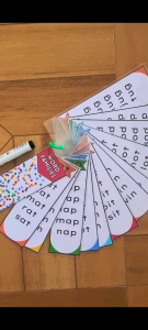 CVC Laminated Flashcards 16pcs