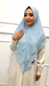 Khimar 2 Layer Terbaru 2021 & Jilbab Syari Sella