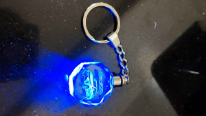 Perodua Bezza 3D LED Keychain with Car Design and Light