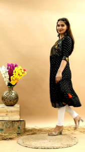 🔥L - 3XL🔥 SEQUENCE LONG GOWN KURTI ( ONLY KURTI)