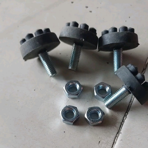 chân tăng cao su chân bàn máy chân bàn học tập bàn làm việc chân võng chân tăng cao su 4cái M10 mmx3cm coy tán