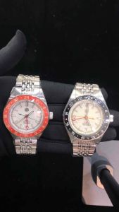 SAN MARTIN SN0116-LUM GMT Full Lume Automatic Stainless Steel 39.5mm 10ATM Watch