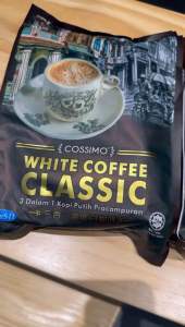 COSSIMO Penang Coffee Powder Kopi O / black coffee 2 in 1 with sugar & Kosong槟城咖啡O halal