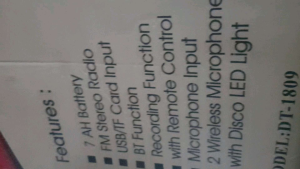 Speaker BIG dat 1809 MAX ORIGINAL