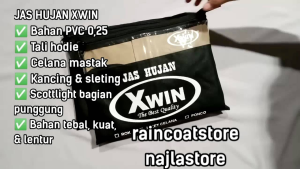 Jas Hujan EXWIN Setelan Pria & Wanita Anti Rembes