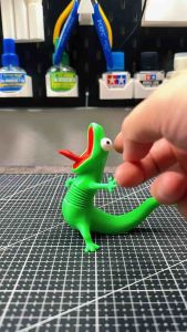 Mô hình thằn lằn Tom Lizard Hoppers in 3D | Meme Tom Lizard