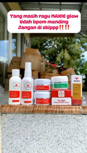 Terbaru Paket 5 in 1 Maxie Glow + Cream Flek Maxie Sudah Bpom - Paket Flek Maxie New