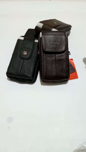 Tas/Dompet/Sarung Hand Phone Selempang/Pinggang Kulit Sapi Maksimal 7 inchi
