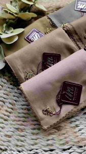 VOAL LIZA LASERCUT 3 TITIK FREE POUCH UMAMA SCARF JILBAB SEGIEMPAT POLOS