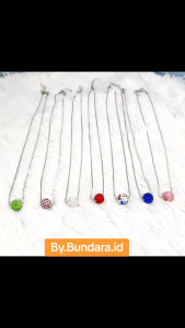 Bundara Acc-060 Korean style Kalung Chrystal Titanium  Beauty