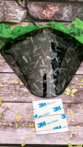 Visor Mio Soul GT 2012 - 2014 CARBON FORGET VISOR MIO SOUL GT 2010 SAMPAI 2014 BAHAN TEBAL PLUS LEM 3M DOUBLE TAPE