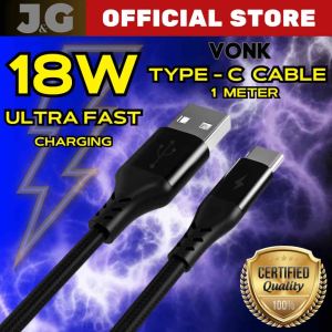 ORIGINAL VONK Type C Cable Type C Charger Type C Cord Fast Charger High Speed Data Cable Type C to USB Cable