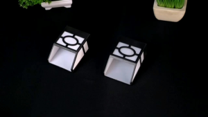 Lampu Outdoor Waterproof Sinar Matahari / Lampu Tenaga Surya Outdoor Otomatis Nyala / Lampu Dinding Solar LED Outdoor Waterproof 2V - OO10