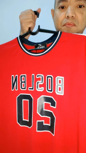 เสื้อโอเวอร์ไซส์ใส่ลำลองแนวกีฬาบาสเกตบอลครบสีพร้อมส่ง🏀