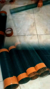 ECERAN Kawat Loket PVC Ram Hijau  1/4 & 1/2 inch Kawat Kandang Hewan Ayakan Pasir