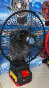 [ Siêu Hot ] Quạt Tích Điện 2 Chế Độ Chạy Pin Makita 21V Sử Dụng Động Cơ 21V Motor 545 Cao Cấp Khung Bảo Vệ Chắc Chắn Quạt Không Cánh 4 Cánh Quạt Thân Quạt Đen Đỏ - Lazada