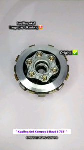 kampas kopling kampas 6 baut 6 cg200 bearing kecil (17E)