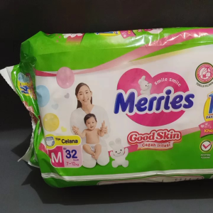 1 ball Popok bayi merries M isi 32pcs type celana