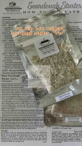 SOURDOUGH STARTER / natural yeast / dehydrated coarse ground