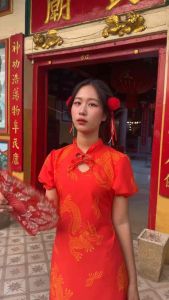 ชุดเดรสกี่เพ้า รับเทศกาลตรุษจีน เฮง เฮง เฮง ปังๆ ตลอดปี 2025 สาวตัวเล็ก สาวอวบ ใส่แล้วน่ารักกรุบ พร้อมส่งจากเชียงใหม่🧧🐲🪭