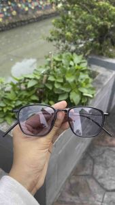 LENSA JAKARTA - Kacamata Photocromic Vintage 2189 Anti Radiasi Wanita Kacamata Minus Kacamata Lensa Hitam Kacamata Fashion Unisex Frame Hitam Titanium - Lazada