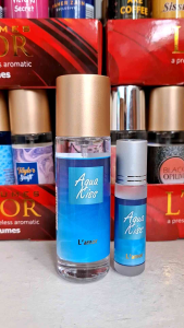 Parfum LAmor Non Alkohol 10ml Aqua Kiss roll on