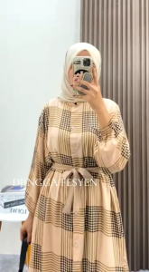 Fashion Wanita New Ameena Set Halus Lembut / Setelan Wanita Baju Celana Panjang Terbaru Modern Kekinian