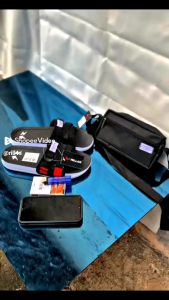 sandal rillas R-003 free+sling bag tas kecil sandal slip sliper empuk pria/wanita sandal slide