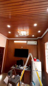 Tấm ốp Tường Lam sóng Tấm ốp pvc vân đá tấm ốp lam gỗ nhựa