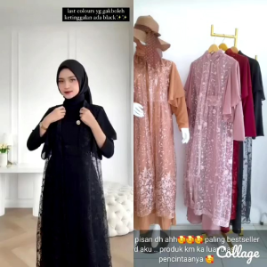 GAMIS BRUKAT PREMIUM TERLARIS GAMIS LEBARAN VIRAL