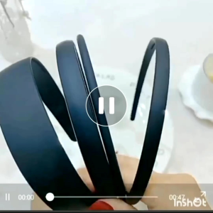 Unbreakable Black Hairband Mens Sports Headband Non-slip Female Hairband Cekak Rambut Perempuan Lelaki