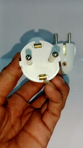 Steker Arde Bulat Broco Kepala Colokan Bulat Broco