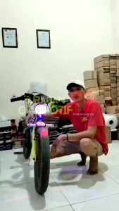 Lampu sepeda depan biled proji