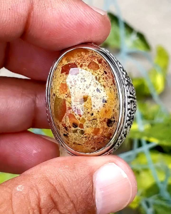 NATURAL AKIK JARI 8 - 9 PIRUS PERSIA