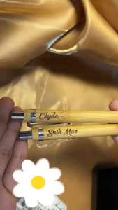 Personalized Wooden Ballpen with Name Custom Engraved Pen for Wedding Souvenir Giveaways Gifts | CONY