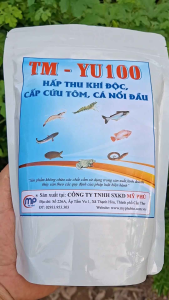 TM-YU100 Hấp Thu Khí Độc Ao Nuôi – Hỗ Trợ Xử Lý NH3 NO2 H2S – Hỗ Trợ Tôm Cá Nổi Đầu