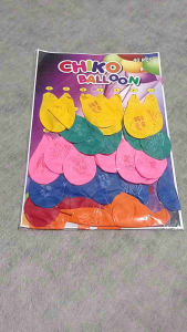 1Lembar Ciko Balon isi 40Pcs Balon Pesta Balon Mainan