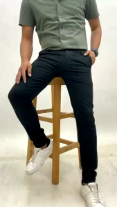 Celana Panjang Jeans Pria Dewasa Pensil Skinny Stretch Melar Softjeans Polos Grey Black Ukuran 27-33