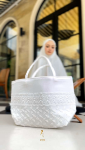 Samo Muslim - Mukena Katun Paris Premium / Telekung Katun Paris Premium