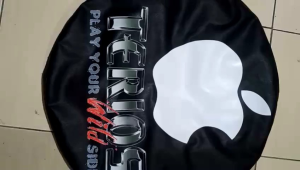 sarung ban serep TERIOS bahan kulit sintetis bahan dasar Hitam